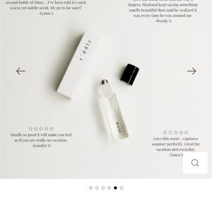 Riddle Muse Fragrance Oil Rollerball with White Packaging